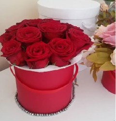 Rožės raudonoje dėžutėje